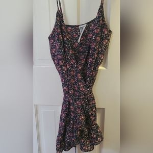 Free People floral wrap dress M